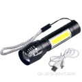 Mini wiederaufladbare LED -Taschenlampe